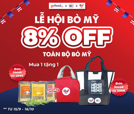 [Gofood x USMEF] LỄ HỘI BÒ MỸ - QUÀ TẶNG MÊ LY