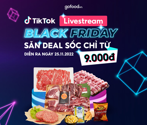 SĂN DEAL HỜI CHỈ TỪ 9K NGAY TẠI LIVESTREAM TIKTOK GOFOOD