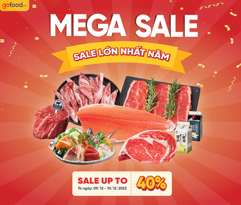 VTC News: Gofood giảm giá Mega Sale đến 40% mặt hàng thực phẩm từ 9-10/12