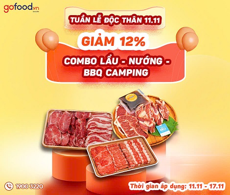 TUẦN LỄ LẨU NƯỚNG - SĂN DEAL ĐỘC QUYỀN GIẢM 12% COMBO LẨU NƯỚNG