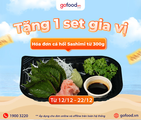 Ưu đãi kép khi mua cá hồi Na Uy tại Gofood