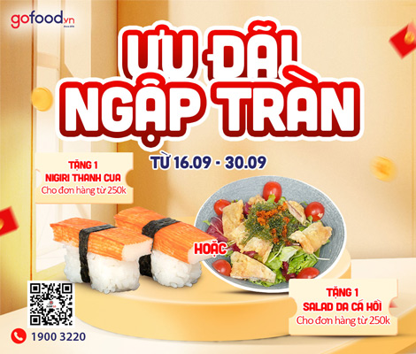 Sushi Tươi Ngon – Ưu Đãi Ngập Tràn