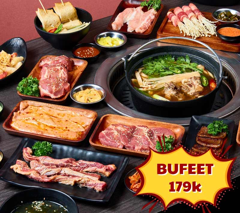 Buffet Nướng Hàn tại Trio BBQ