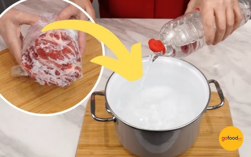 Cách khử mùi thịt bò đông lạnh bằng rượu