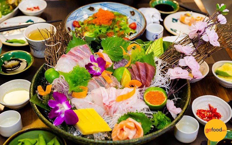 Các món ăn tươi ngon tại nhà hàng sashimi Hà Nội Tamaya Japanese