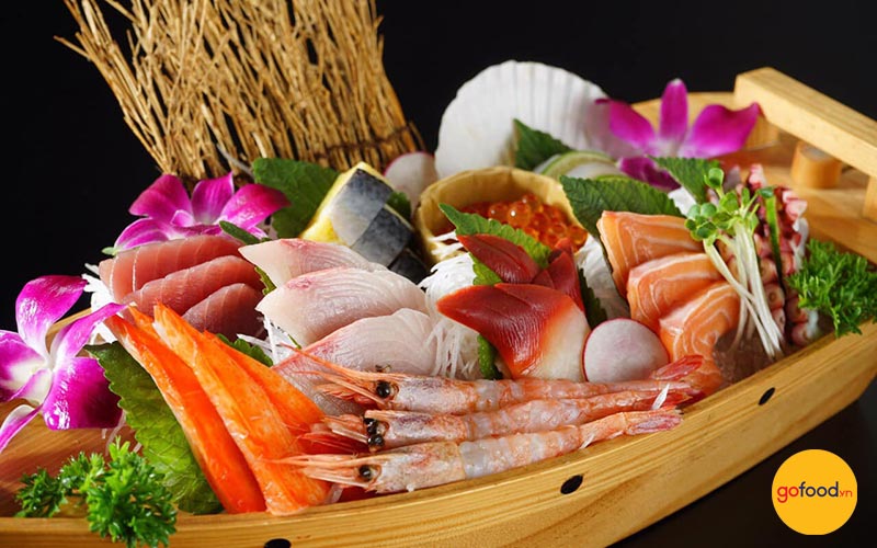 Thưởng thức sashimi tại Tama River