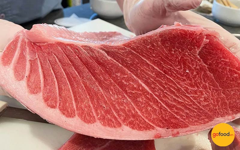 Sashimi bụng cá ngừ là món ăn vô cùng bổ dưỡng