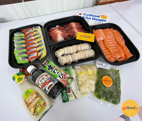 ĐẦU TUẦN BẬN RỘN CỦA GOFOOD VỚI CÁC ĐƠN HÀNG PRE-ORDER ĐẠI TIỆC SASHIMI 