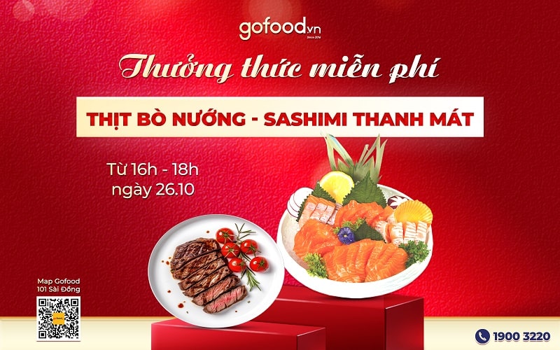 Ăn thử Gofood Sài Đồng