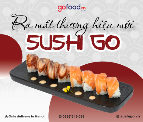 Gofood ra mắt thương hiệu Sushi Go - So Fresh So Yummy