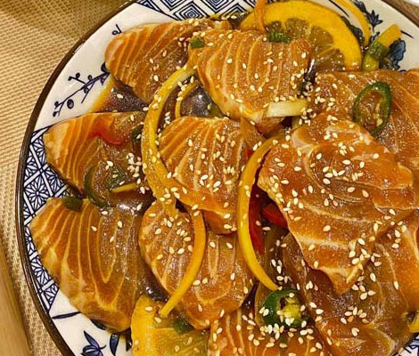 Mua cá hồi ngâm tương Hà Nội ở đâu?