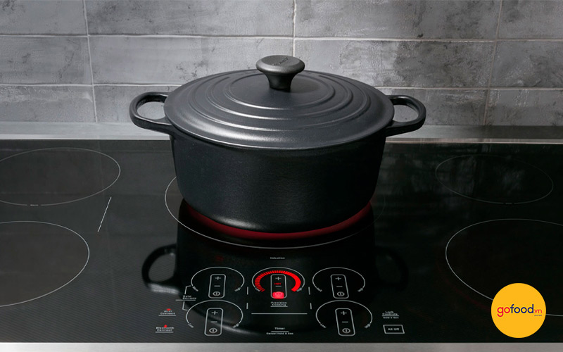 Nồi gang nấu được bếp từ