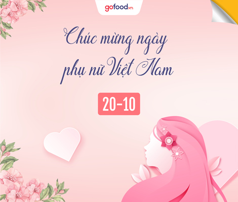 Gofood chúc mừng ngày Phụ nữ Việt Nam 20/10