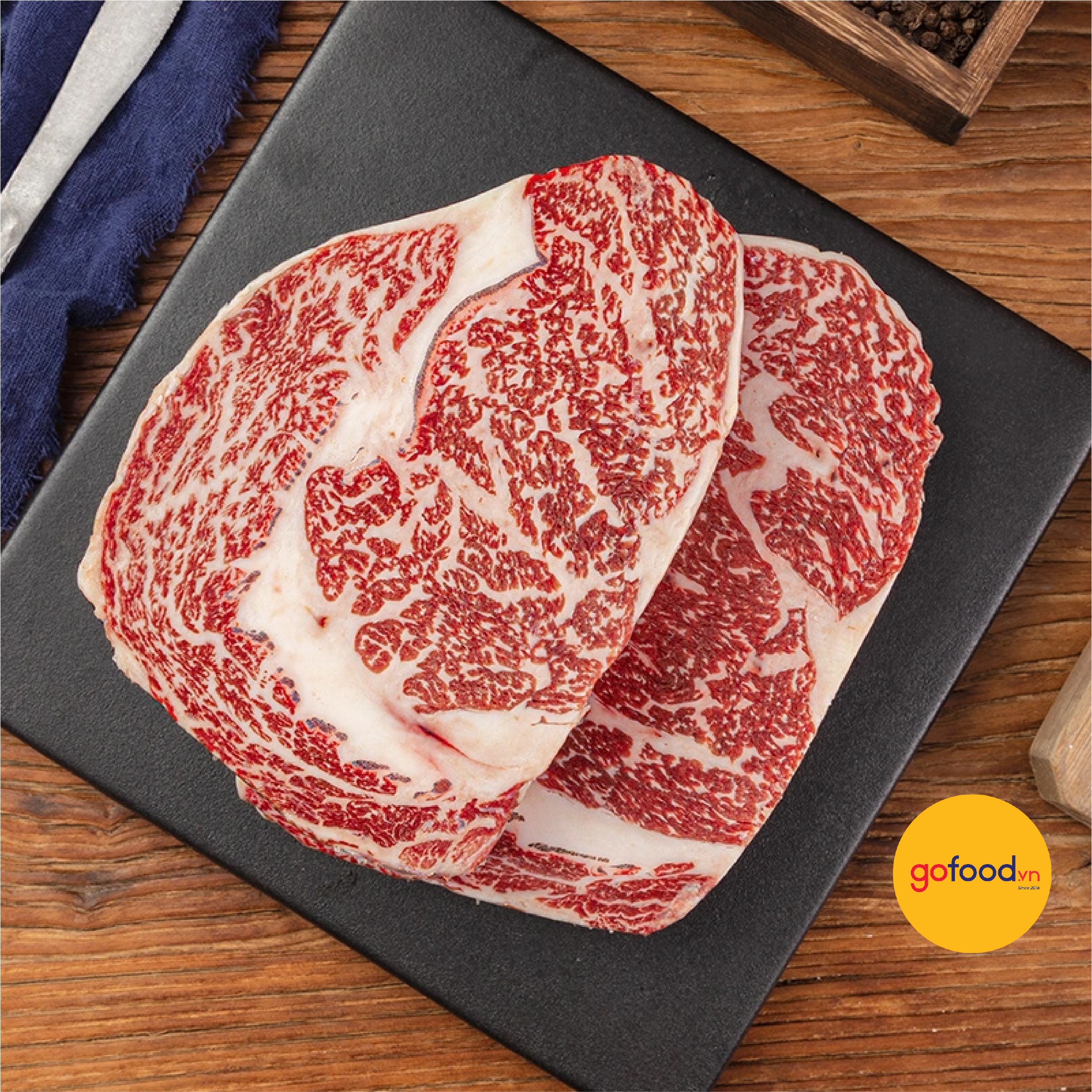 Thịt thăn lưng bò Wagyu F1 - Rib Eye Wagyu Beef F1