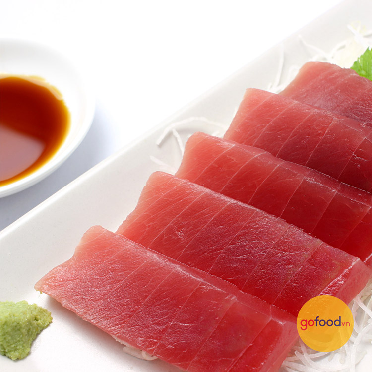 Sashimi từ cá ngừ fillet tươi