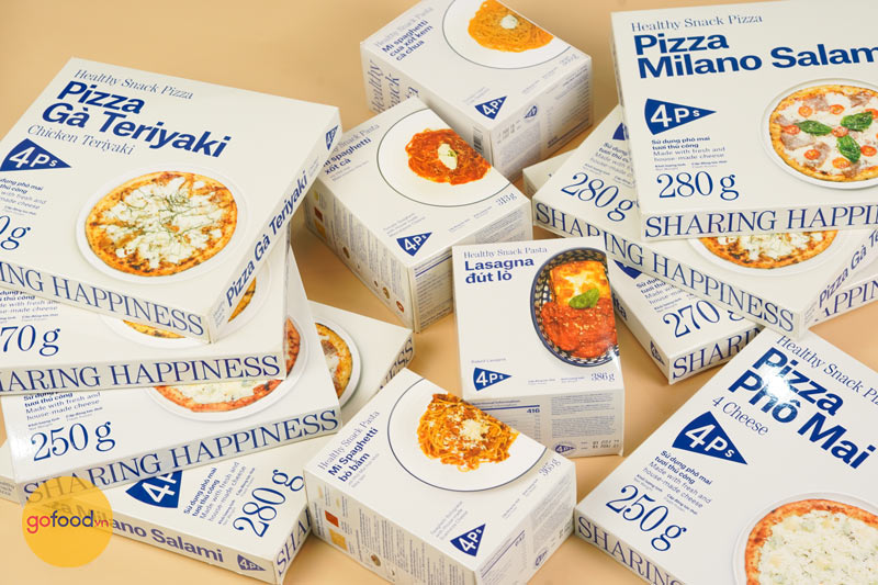 Gofood phân phối sản phẩm mỳ Ý và pizza 4P's