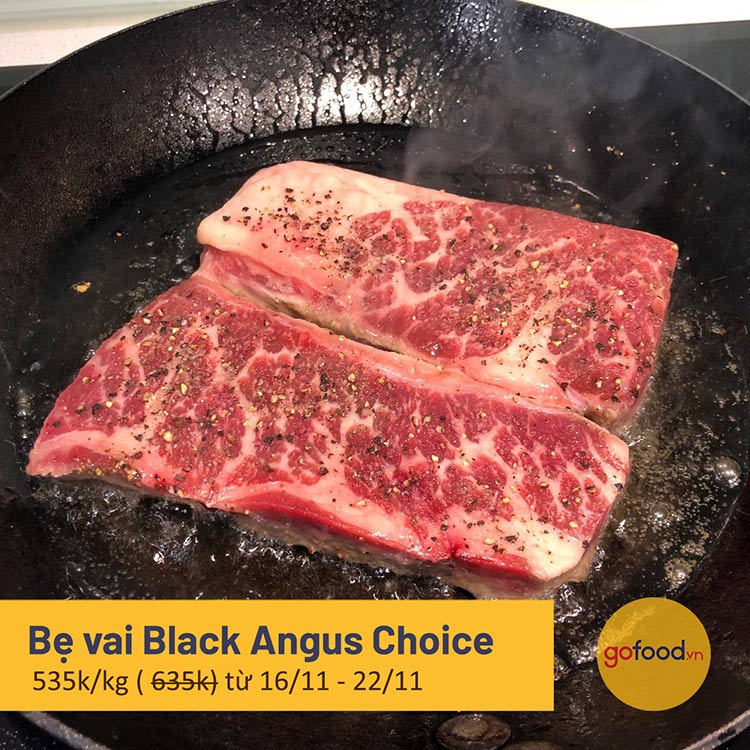 Thịt bẹ vai bò Mỹ (loại cao cấp) - Chuck Flap Beef Choice USDA