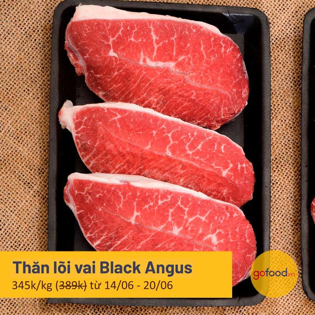 Lõi nạc vai bò Mỹ chế biến món Steak, nướng và cả ăn lẩu