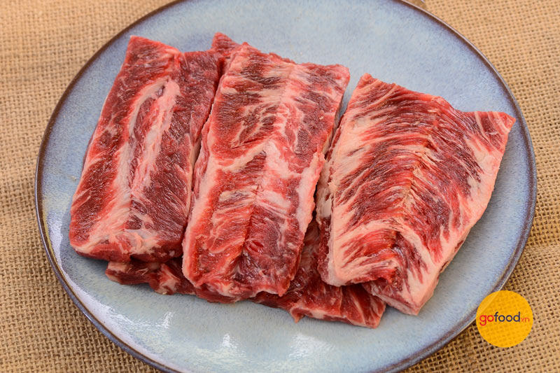 Thịt dẻ sườn bò Mỹ hoàn hảo khi ăn nướng