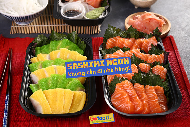 Đặt hàng Sashimi giao hàng tận nhà