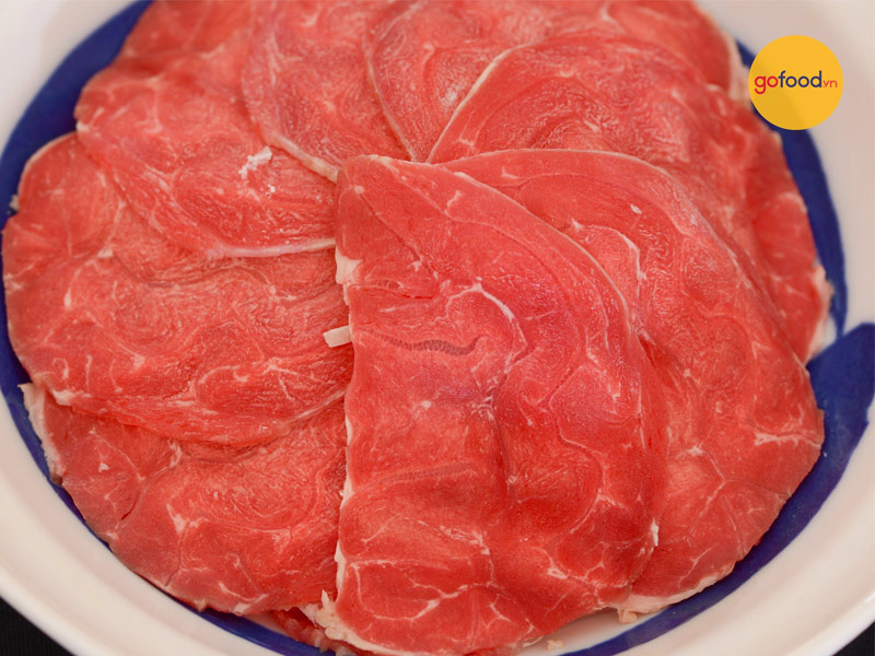 Thịt bắp hoa bò Mỹ chứa đường gân, thích hợp làm các món ngâm