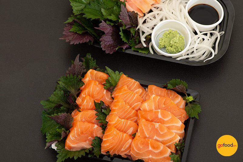 Set Sashimi cá hồi box 1 dành cho 1 - 2 người ăn