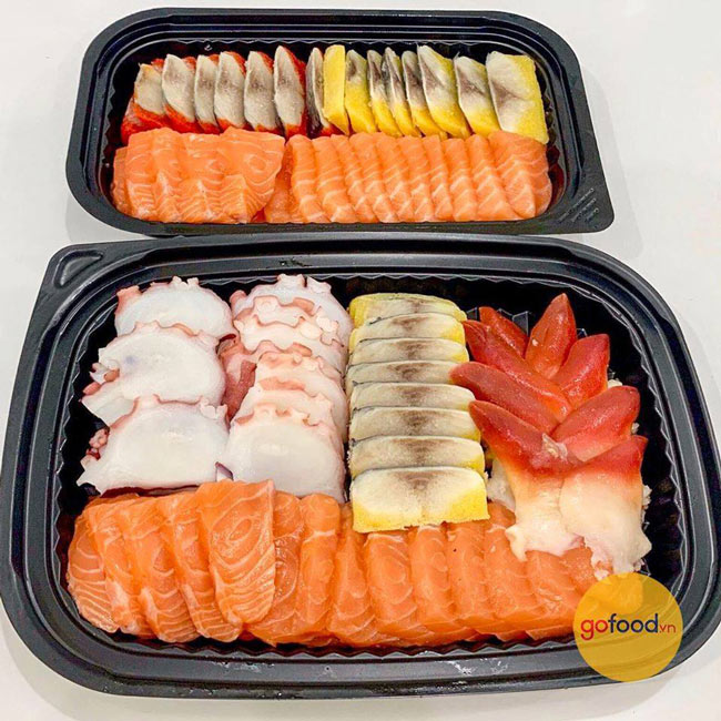 Set Sashimi Mix với đa dạng các loại hải sản