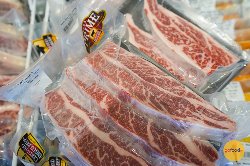 Thịt bò Mỹ Black Angus chính hãng có tem USDA của nhà sản xuất