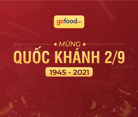 GOFOOD CHÚC MỪNG NGÀY QUỐC KHÁNH VIỆT NAM 2-9