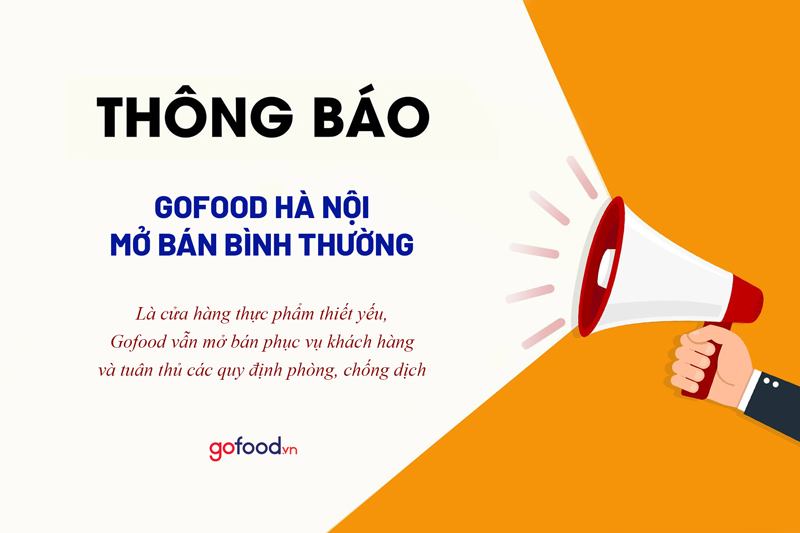 Gofood Hà Nội mở bán bình thường