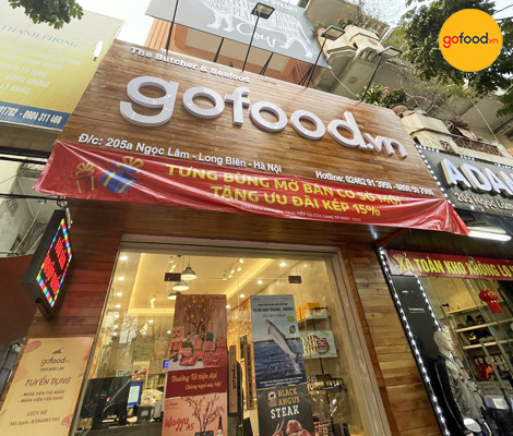 THE BUTCHER & SEAFOOD 205A NGỌC LÂM SẴN SÀNG PHỤC VỤ QUÝ KHÁCH