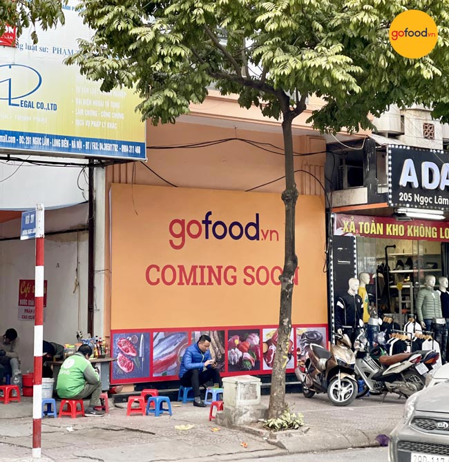 Gofood cơ sở 7 tại 205A Ngọc Lâm - Long Biên sắp sửa mở bán