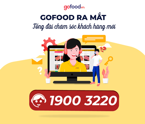 GOFOOD CHÍNH THỨC RA MẮT SỐ HOTLINE MỚI 1900 3220