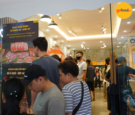 TƯNG BỪNG CÙNG CHƯƠNG TRÌNH THƯỞNG THỨC MIỄN PHÍ STEAK VÀ SASHIMI MỪNG KHAI TRƯƠNG GOFOOD NGỌC LÂM