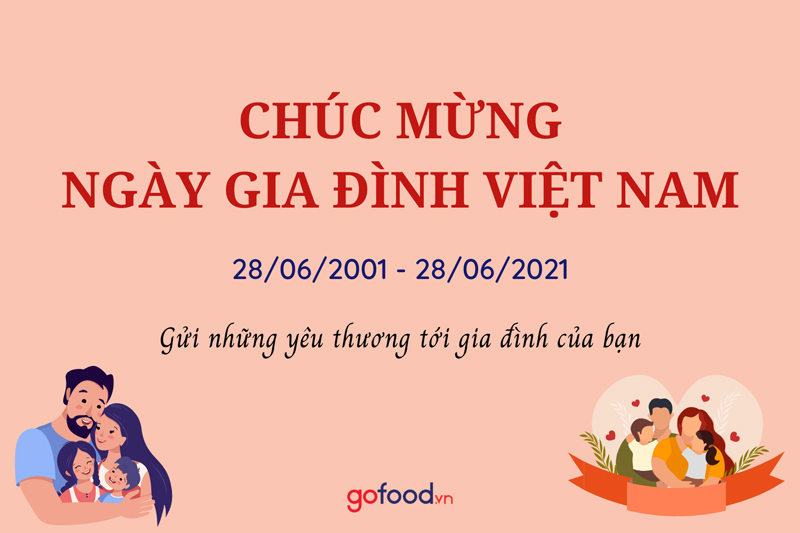 Gofood chúc mừng Ngày Gia đình Việt Nam
