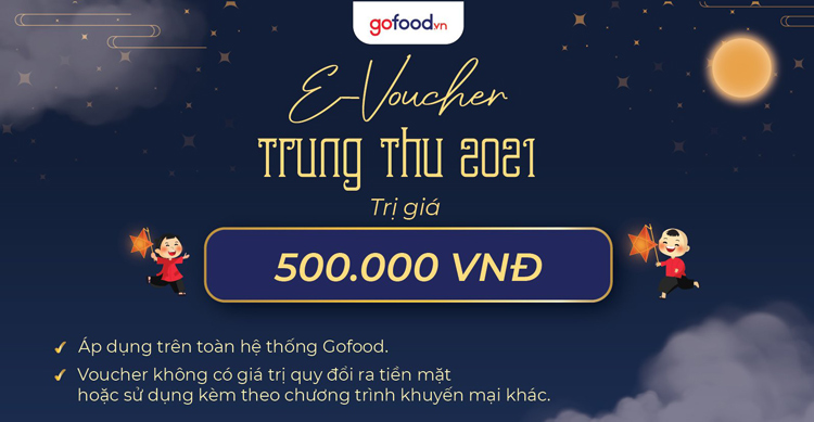 Phiếu mua hàng điện tử trị giá 500.000đ tại Gofood